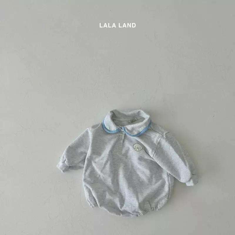 Lalaland - Korean Baby Fashion - #onlinebabyshop - Bebe Circle Collar Bodysuit - 6
