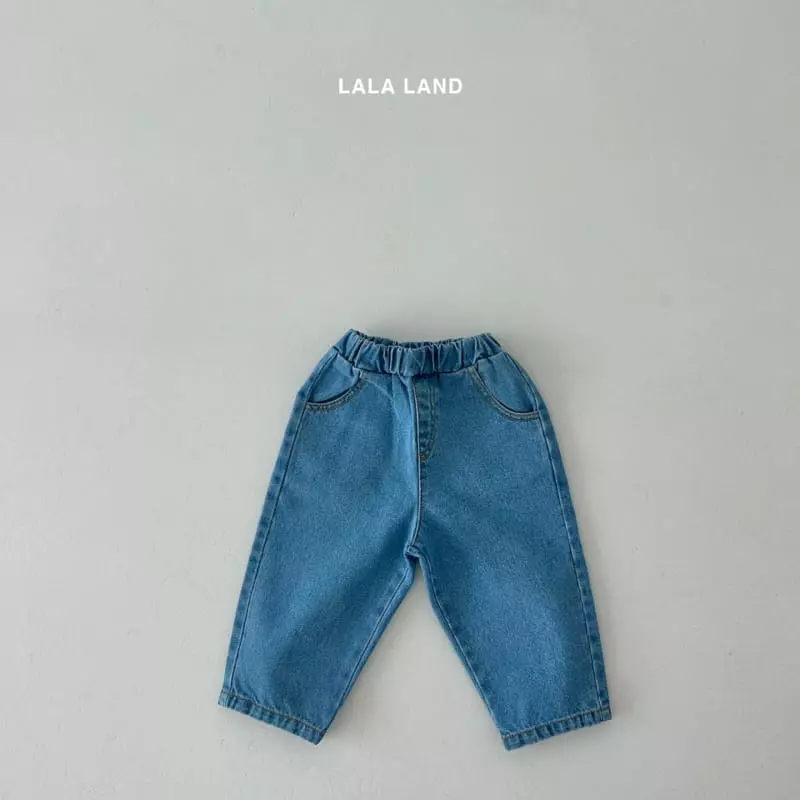 Lalaland - Korean Children Fashion - #childrensboutique - Circle Baggy Jeans - 8