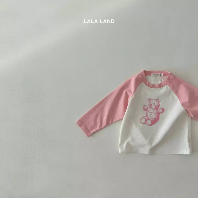 Lalaland - Korean Children Fashion - #childrensboutique - Bear Raglan Tee - 6