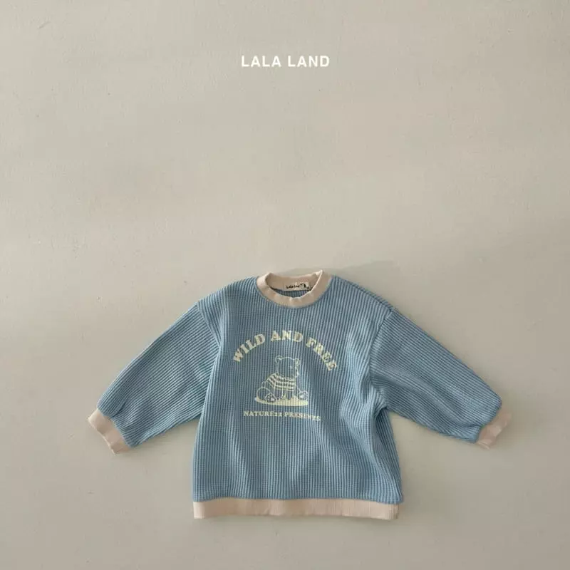 Lalaland - Korean Children Fashion - #childrensboutique - Waffle Top Bottom Set - 11