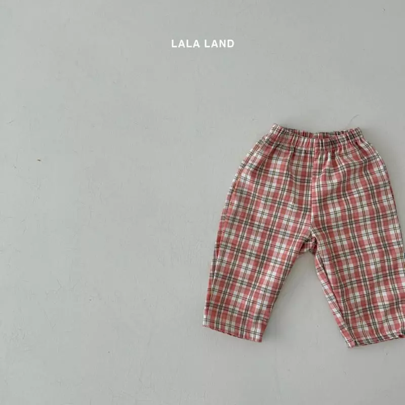 Lalaland - Korean Children Fashion - #designkidswear - Double Check Pants - 11