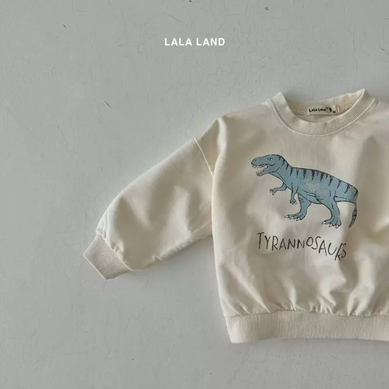 Lalaland - Korean Children Fashion - #designkidswear - Spring Dino Sweatshirt - 5