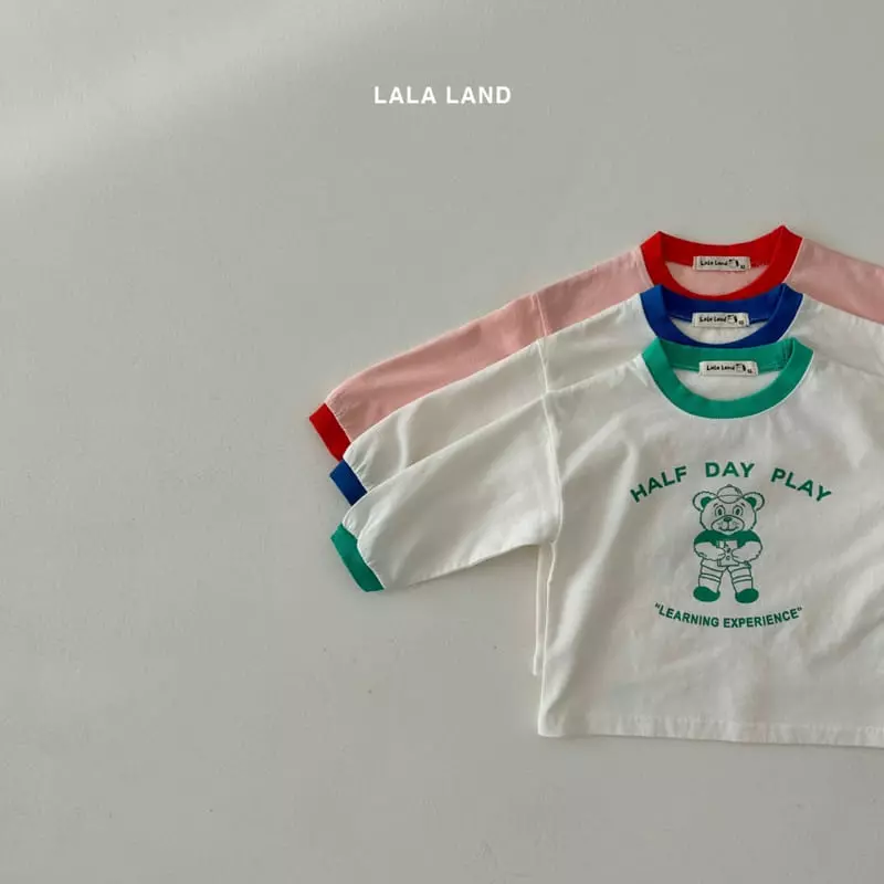 Lalaland - Korean Children Fashion - #discoveringself - ABC Banding Tee - 2