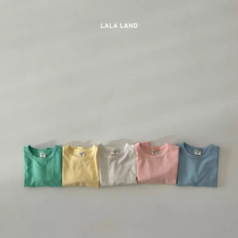 Lalaland - Korean Children Fashion - #discoveringself - Basic Piping Tee - 5
