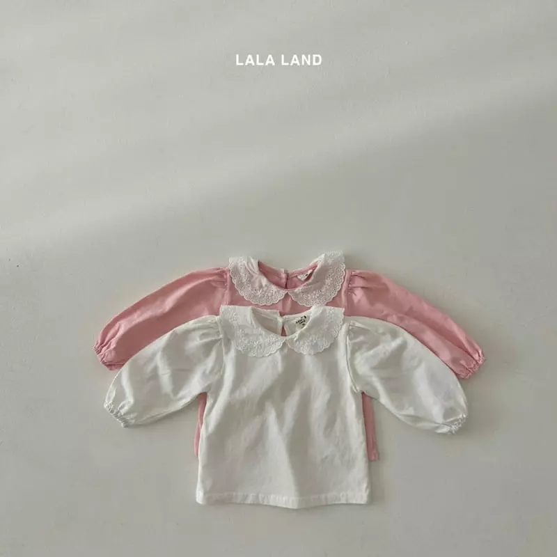 Lalaland - Korean Children Fashion - #discoveringself - Motice Collar Tee