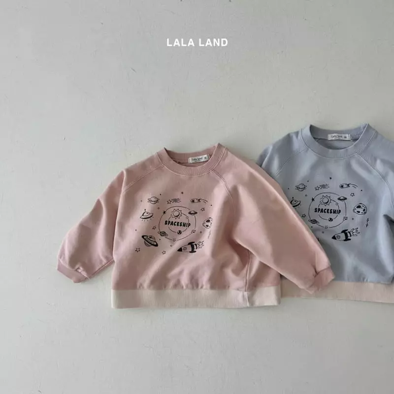 Lalaland - Korean Children Fashion - #discoveringself - Space Raglan Sweatshirt - 3