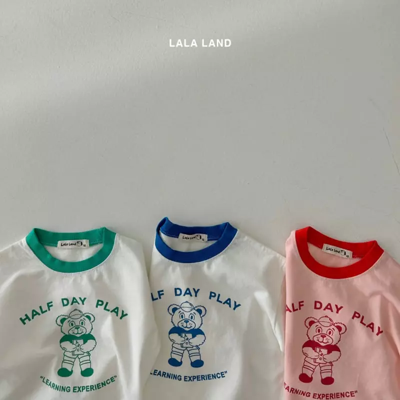 Lalaland - Korean Children Fashion - #fashionkids - ABC Banding Tee - 3