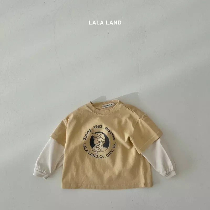 Lalaland - Korean Children Fashion - #fashionkids - Layered Tee - 3