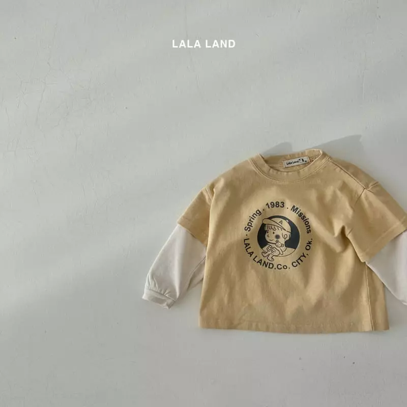 Lalaland - Korean Children Fashion - #fashionkids - Layered Tee - 4