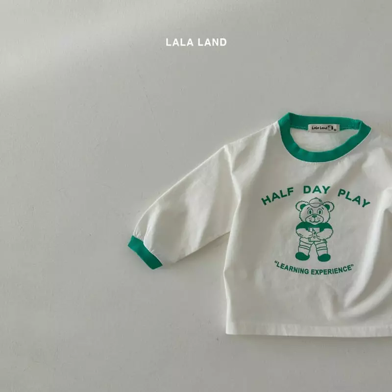 Lalaland - Korean Children Fashion - #kidzfashiontrend - ABC Banding Tee - 6