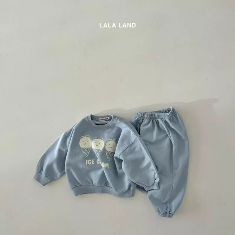 Lalaland - Korean Children Fashion - #kidsstore - Ice Cream Top Bottom Set - 4