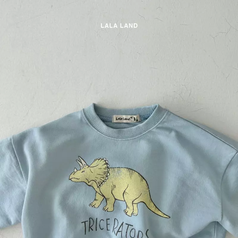 Lalaland - Korean Children Fashion - #kidzfashiontrend - Spring Dino Sweatshirt - 10
