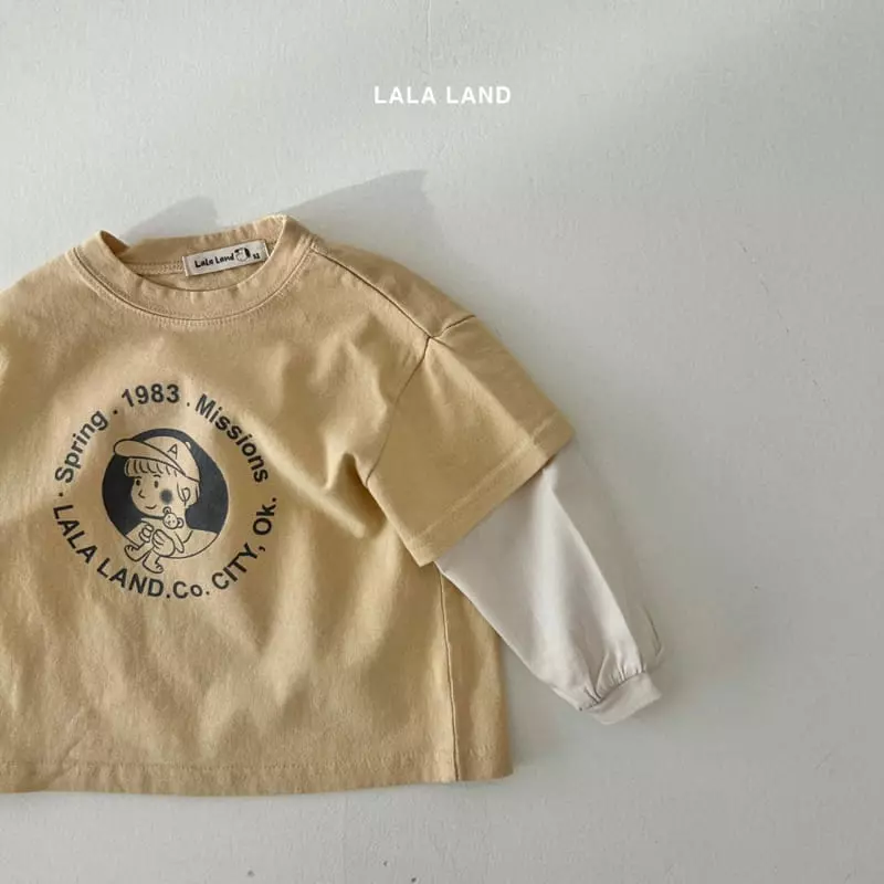 Lalaland - Korean Children Fashion - #littlefashionista - Layered Tee - 8