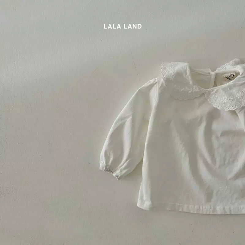 Lalaland - Korean Children Fashion - #littlefashionista - Motice Collar Tee - 7
