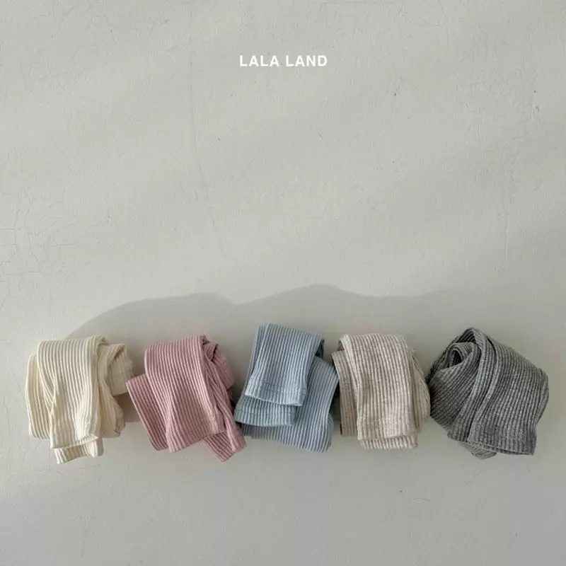 Lalaland - Korean Children Fashion - #littlefashionista - Rib Leggings - 4