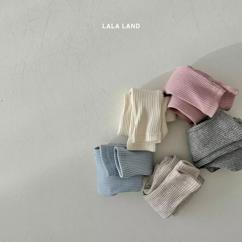 Lalaland - Korean Children Fashion - #minifashionista - Rib Leggings - 5