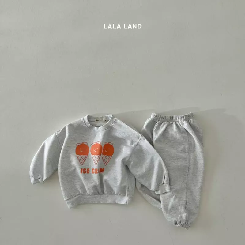 Lalaland - Korean Children Fashion - #minifashionista - Ice Cream Top Bottom Set - 8