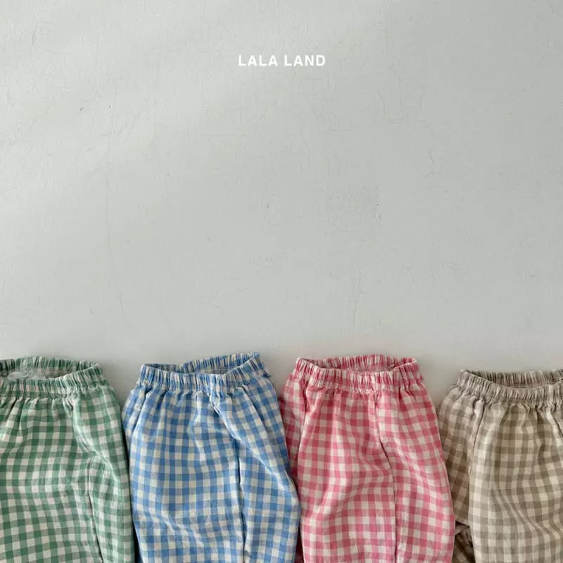 Lalaland - Korean Children Fashion - #minifashionista - Check Pants - 2