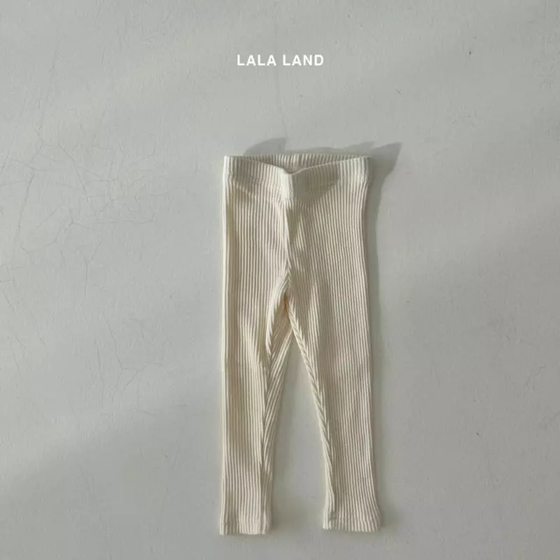 Lalaland - Korean Children Fashion - #prettylittlegirls - Rib Leggings - 6