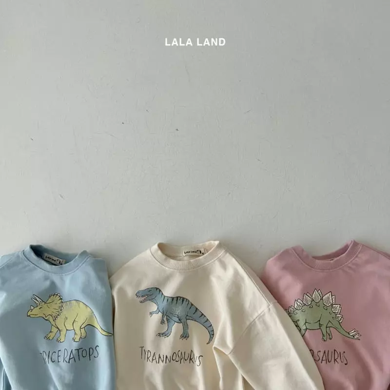 Lalaland - Korean Children Fashion - #prettylittlegirls - Spring Dino Sweatshirt
