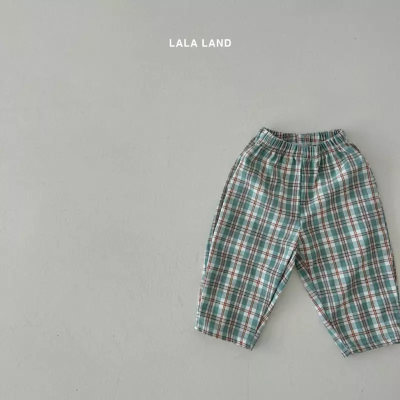 Lalaland - Korean Children Fashion - #toddlerclothing - Double Check Pants - 7