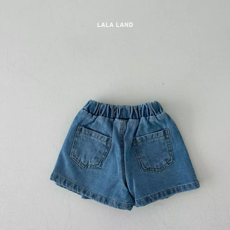 Lalaland - Korean Children Fashion - #todddlerfashion - Wrap Skirt Pants - 4