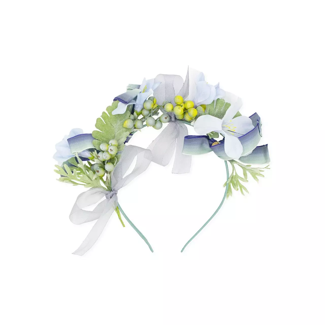 Le Bev - Korean Children Fashion - #Kfashion4kids - Blue Garden Hairband - 5