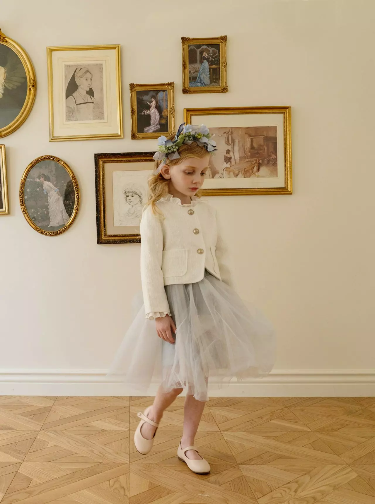 Le Bev - Korean Children Fashion - #childofig - Gold Twid Jacket - 2