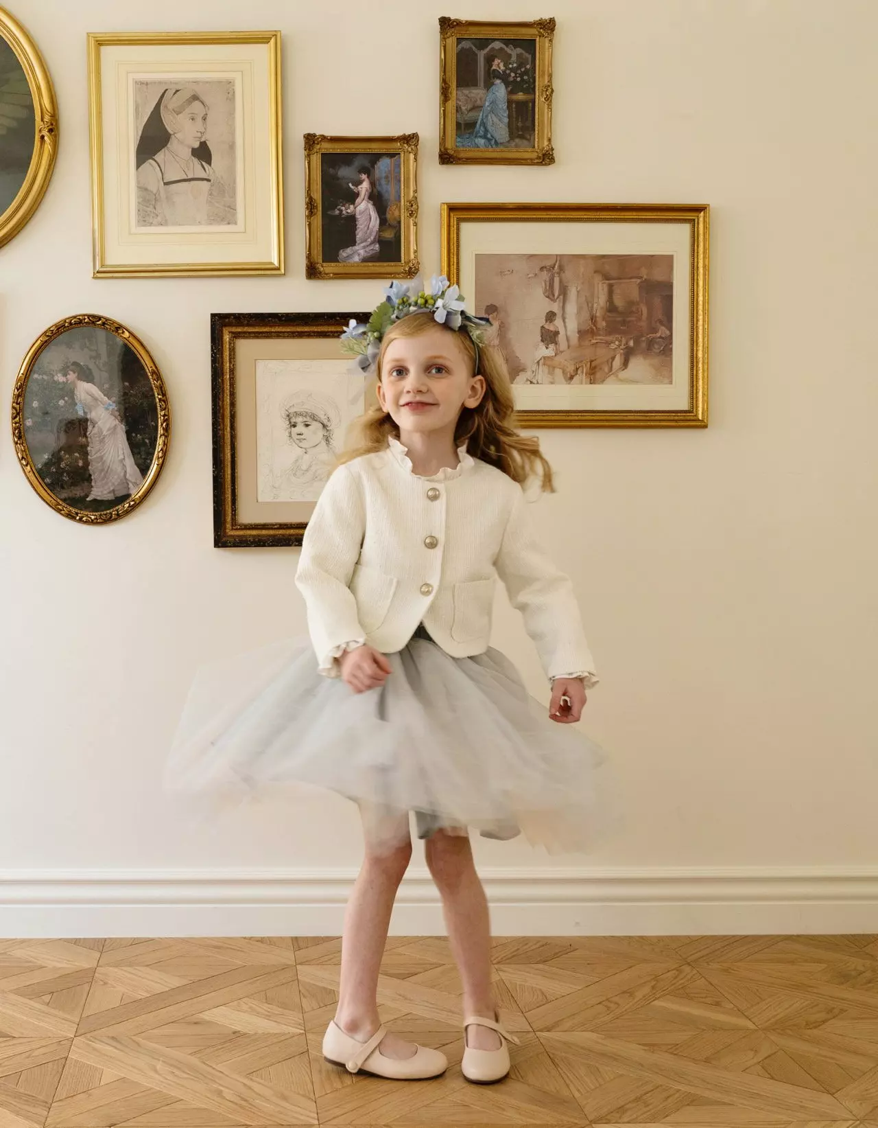 Le Bev - Korean Children Fashion - #childrensboutique - Gold Twid Jacket - 3