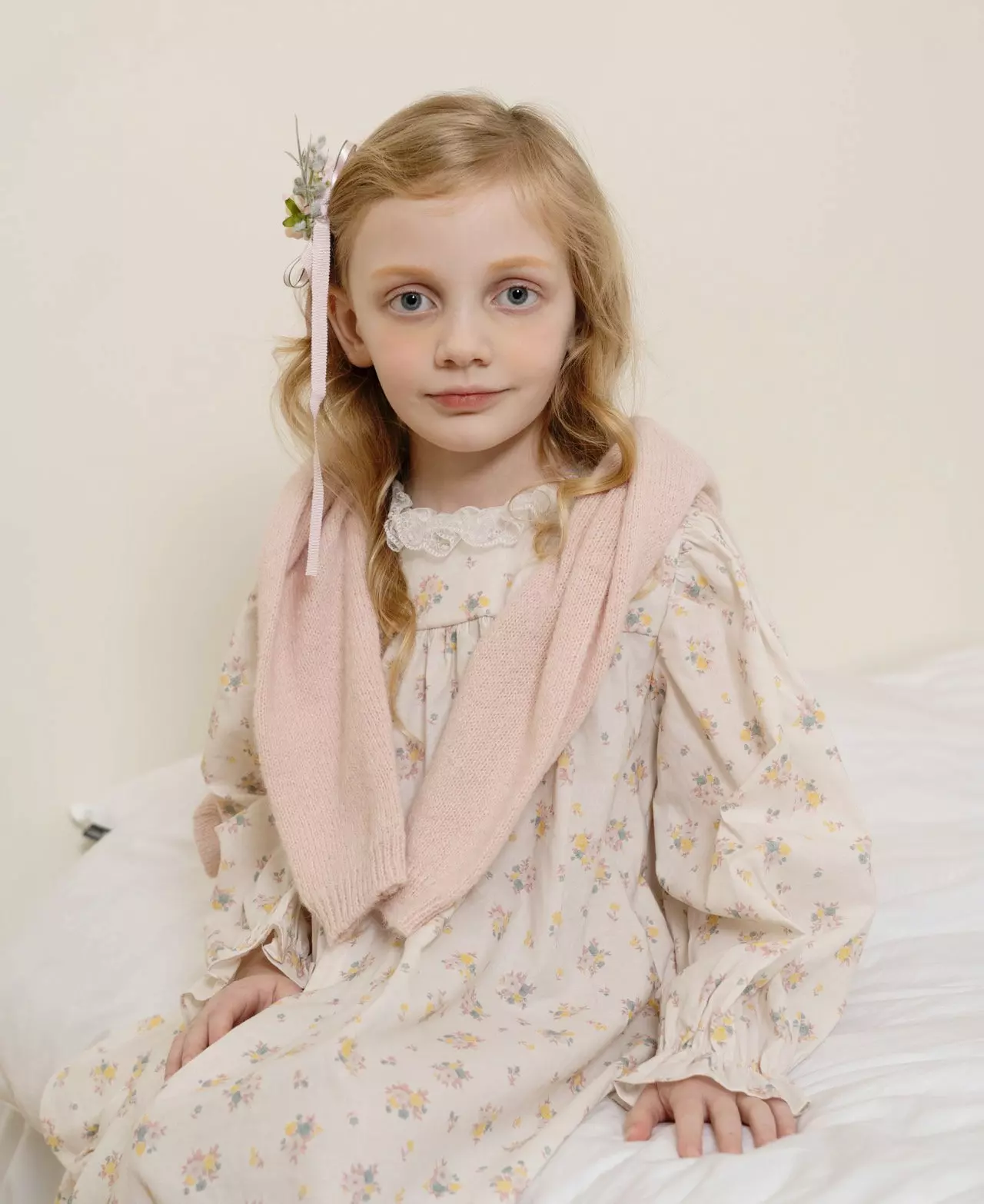 Le Bev - Korean Children Fashion - #kidsshorts - Spring Cosmos Pink Hairpin - 5