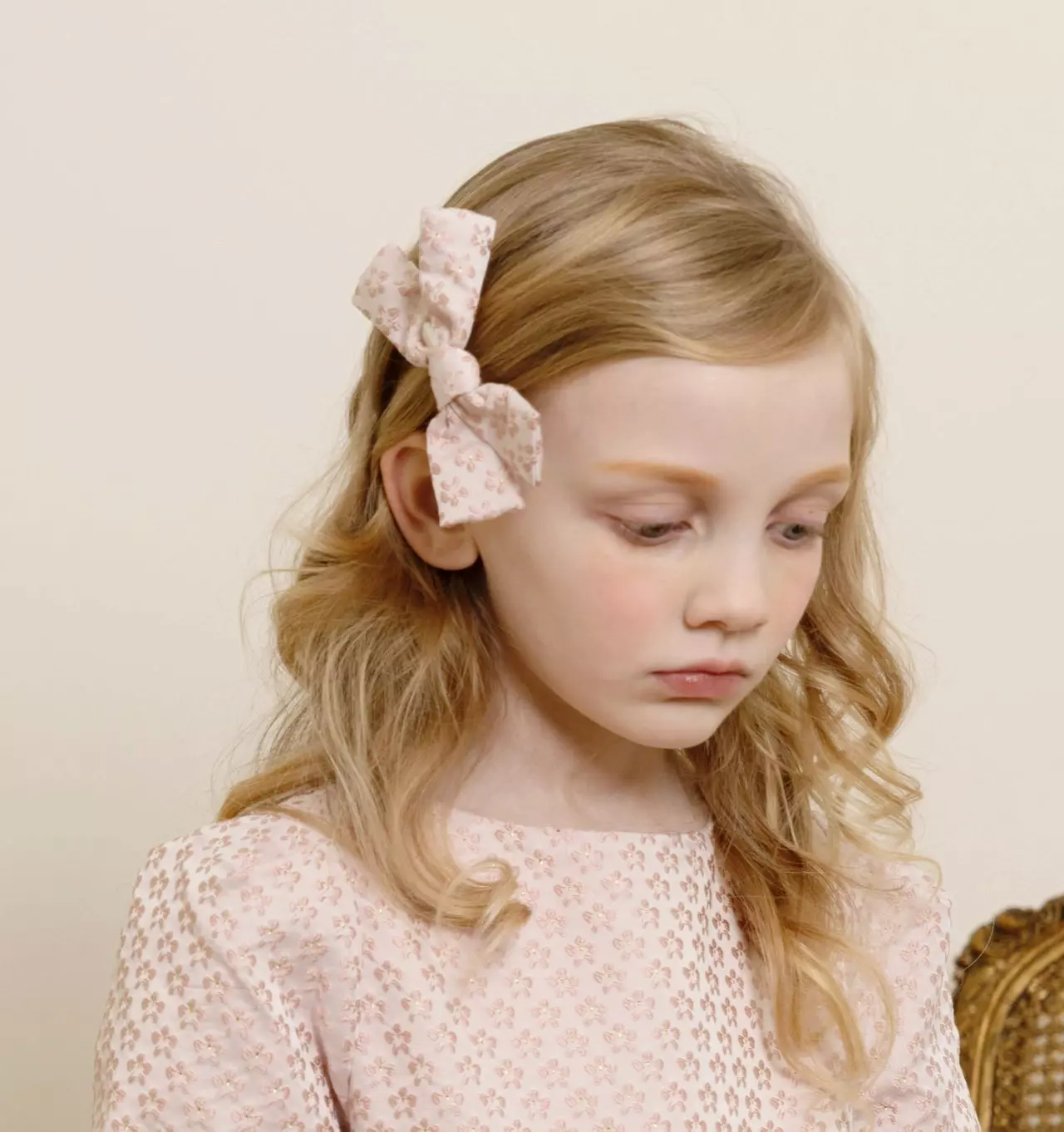 Le Bev - Korean Children Fashion - #kidzfashiontrend - Flower Jacquard Hairpin - 3