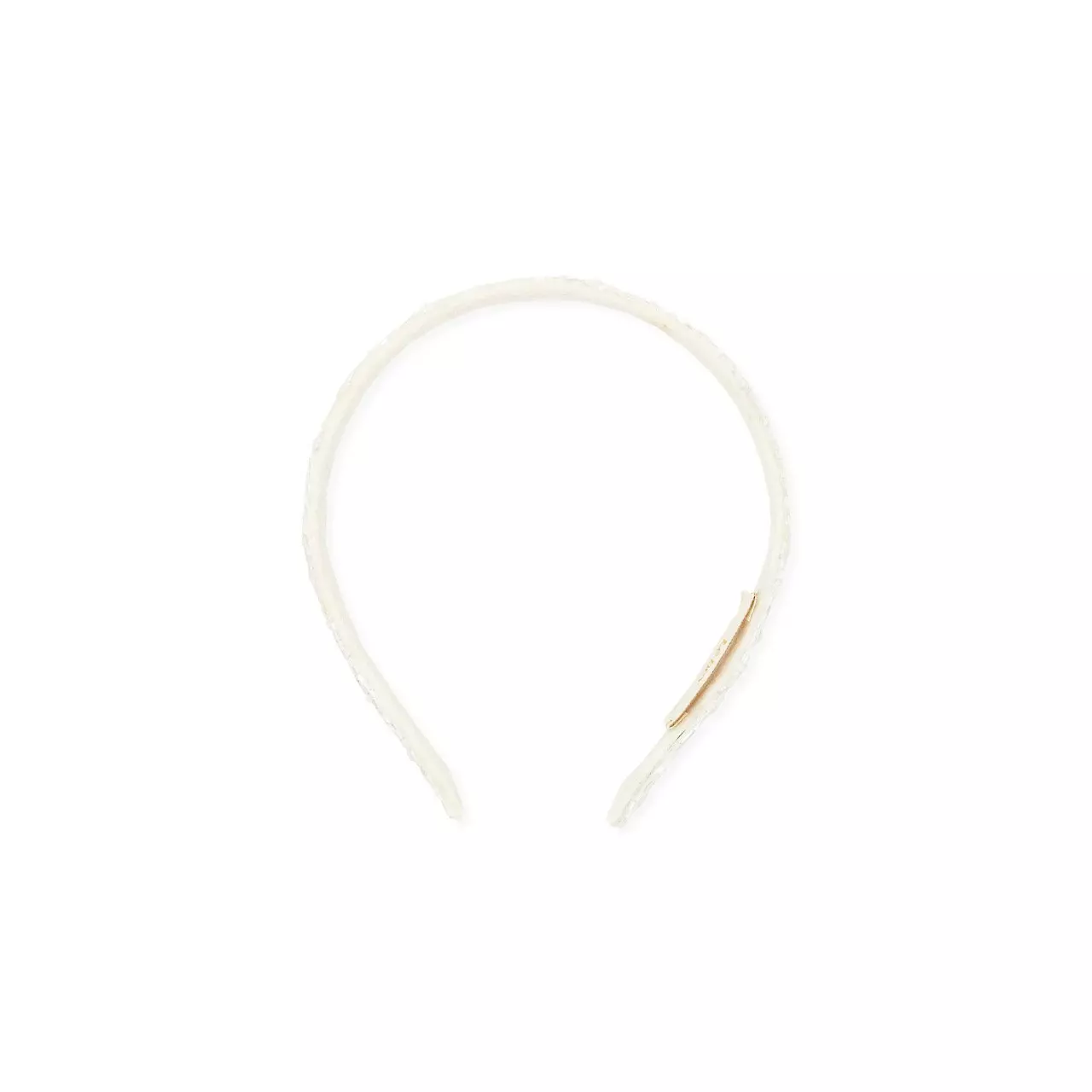 Le Bev - Korean Children Fashion - #magicofchildhood - White Beeds Hairband - 4