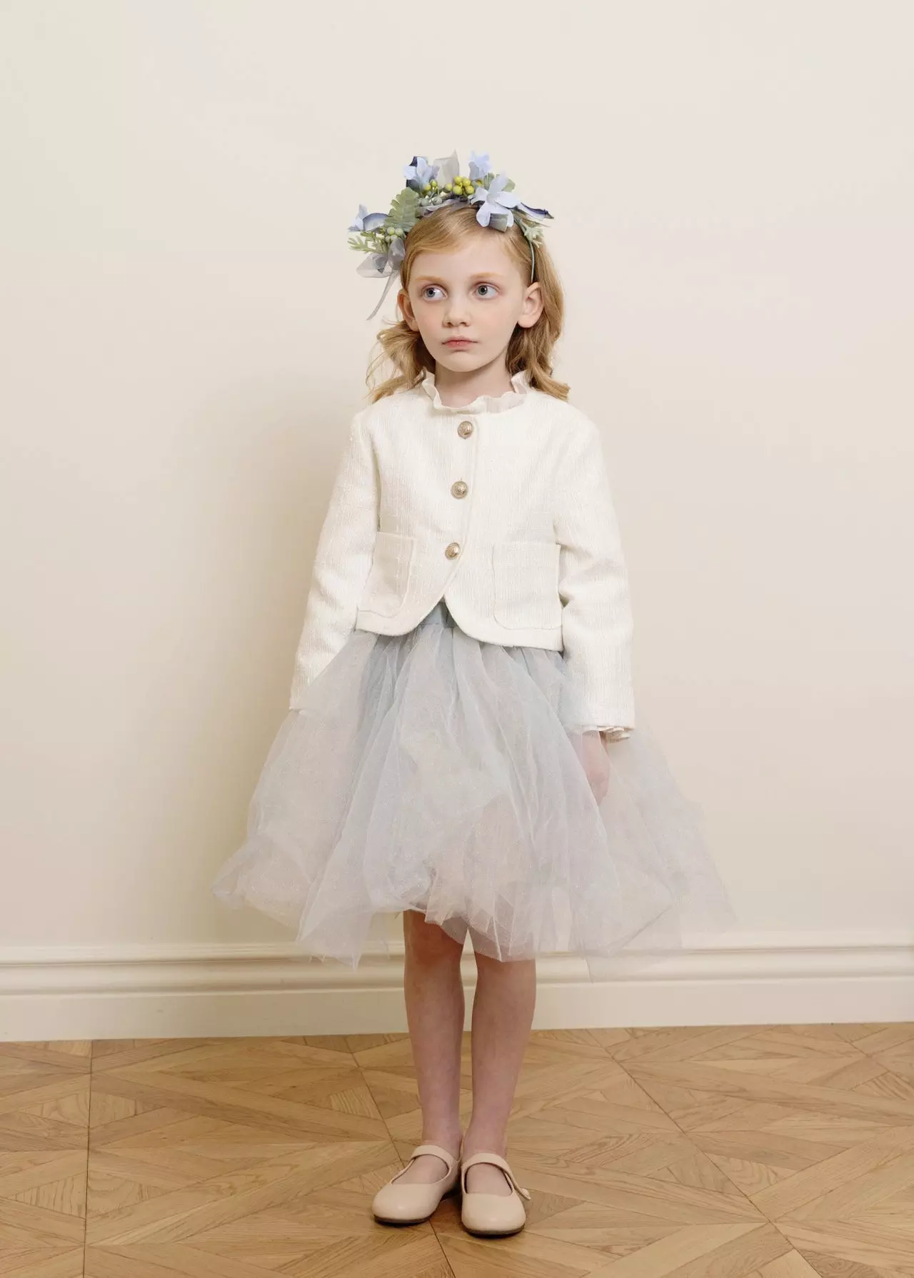 Le Bev - Korean Children Fashion - #todddlerfashion - Two Tone Skirt - 8
