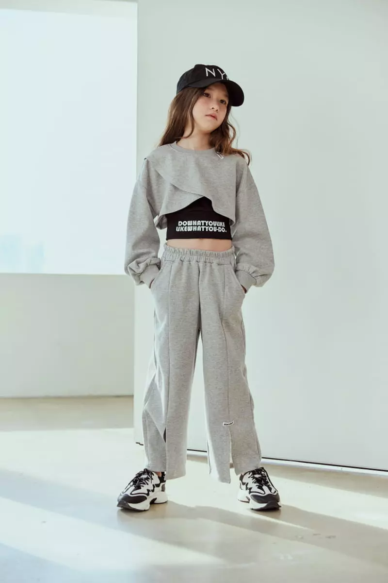 Lilas - Korean Children Fashion - #designkidswear - Heart Crop Tee - 3
