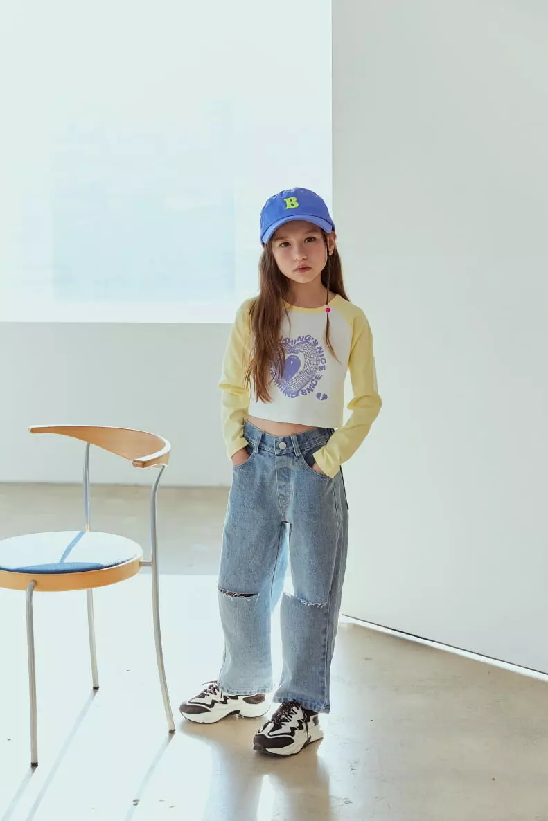 Lilas - Korean Children Fashion - #fashionkids - Hit Bbong Color Tee - 3