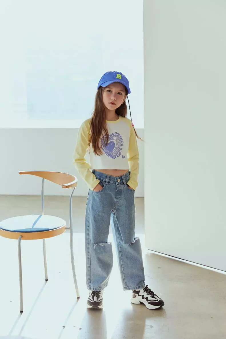 Lilas - Korean Children Fashion - #fashionkids - Hit Bbong Color Tee - 4