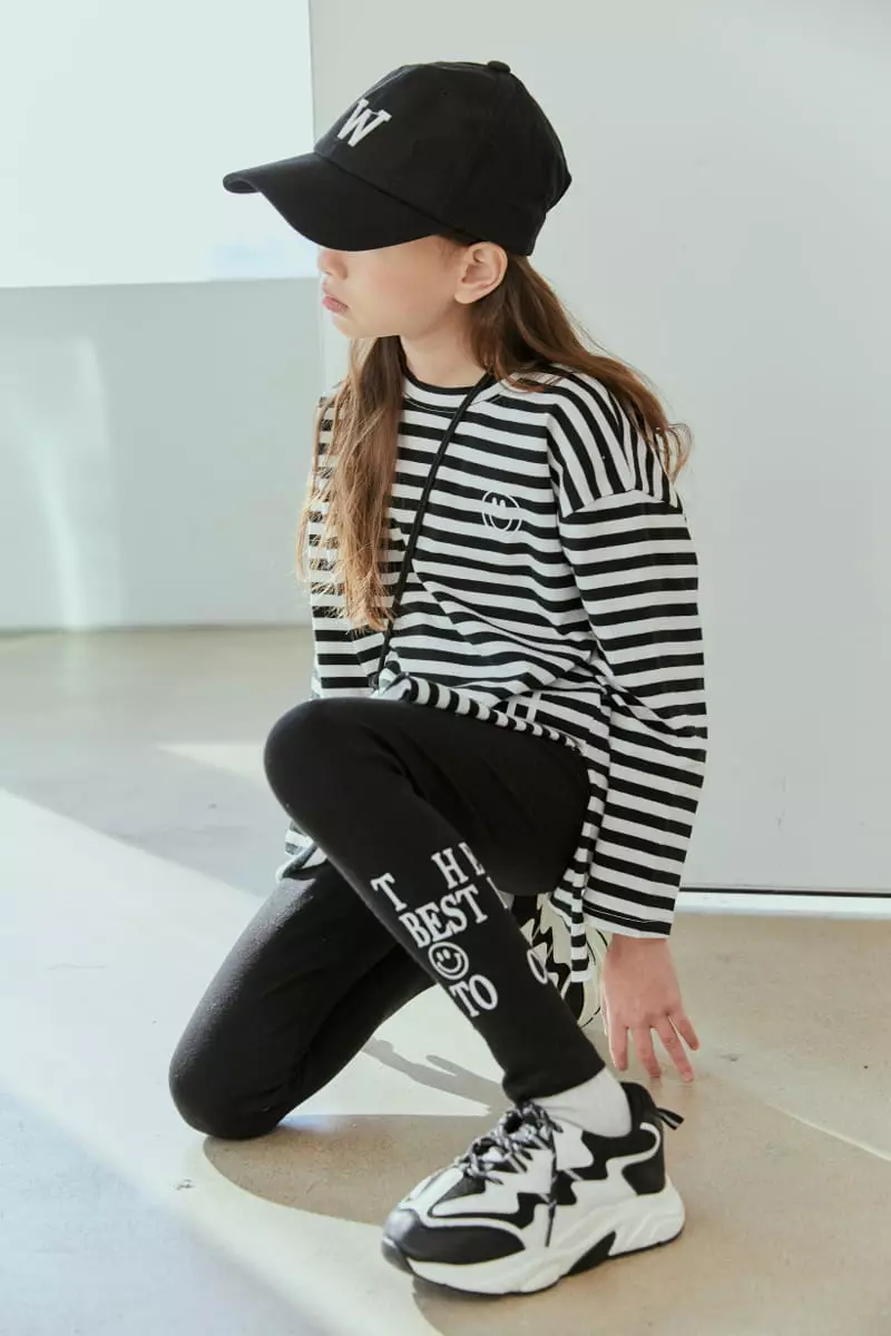 Lilas - Korean Children Fashion - #kidzfashiontrend - Initail Leggings - 3