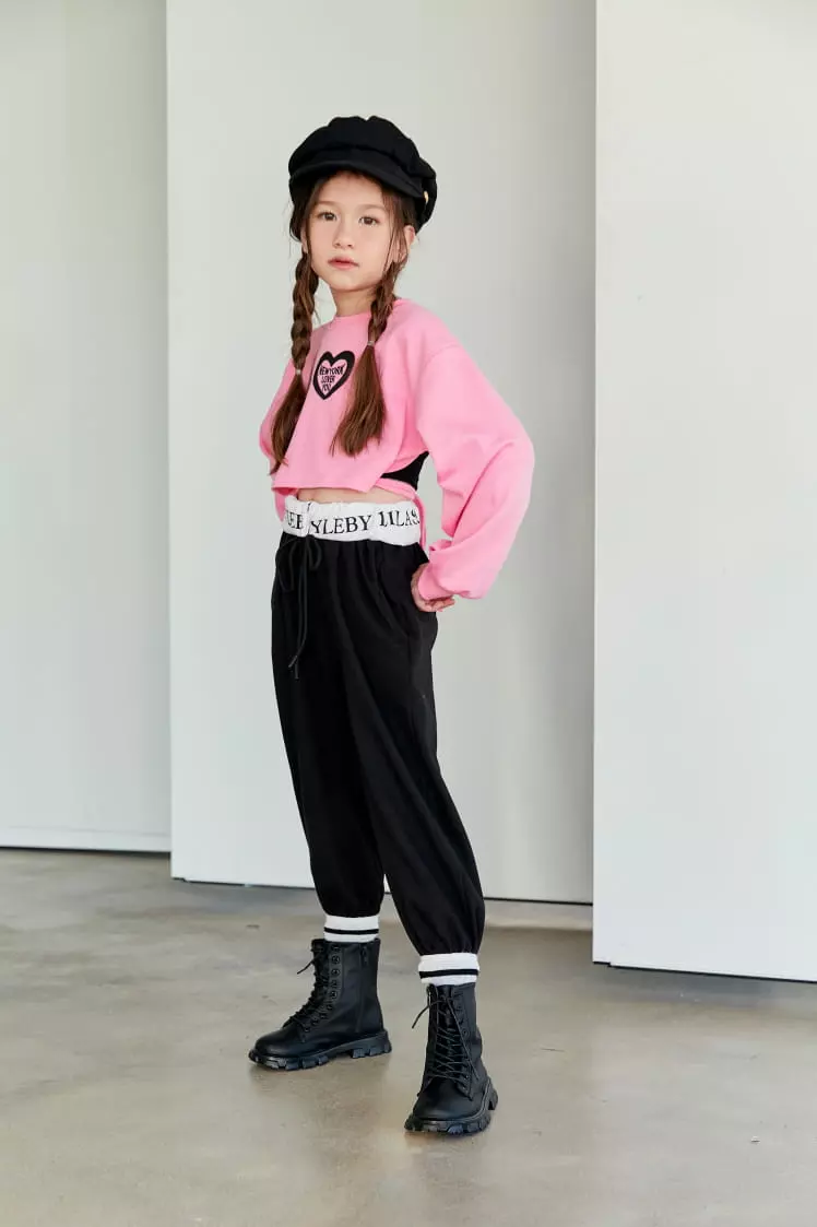 Lilas - Korean Children Fashion - #prettylittlegirls - Touch Crop Tee