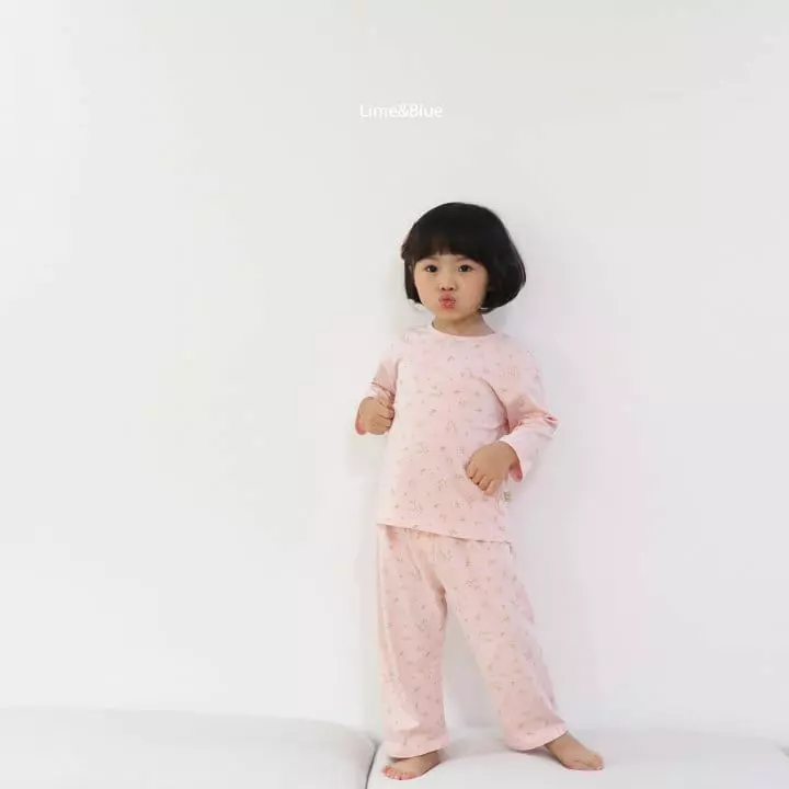 Lime & Blue - Korean Children Fashion - #designkidswear - Floral Easywear - 5