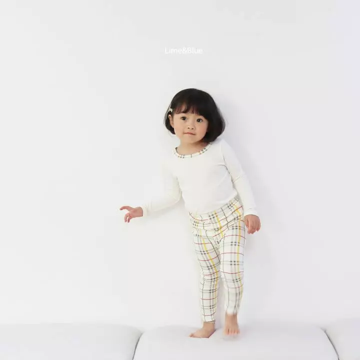 Lime & Blue - Korean Children Fashion - #designkidswear - Basic Check Easywear - 2