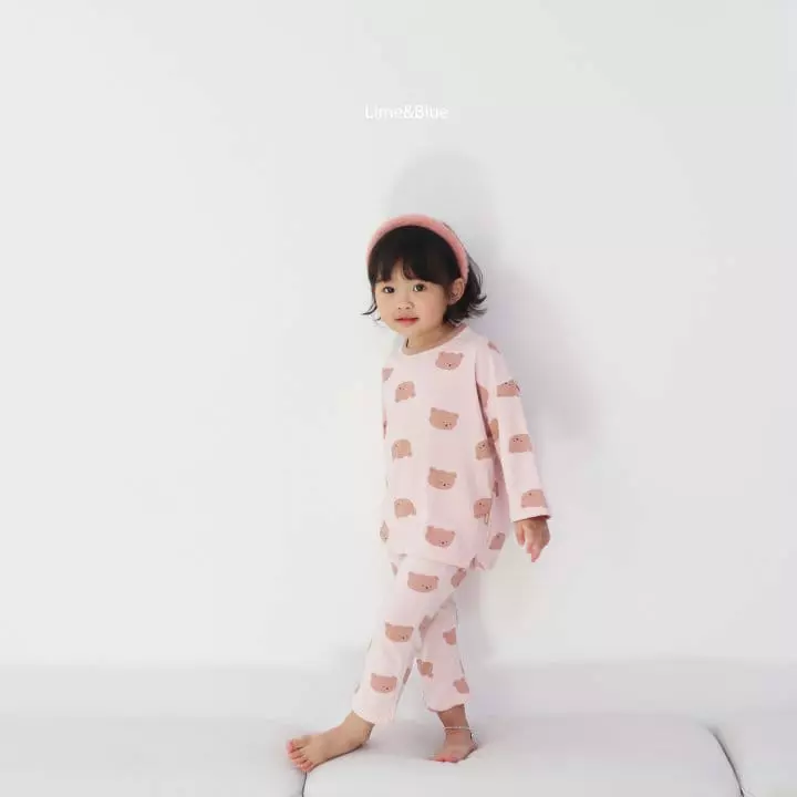 Lime & Blue - Korean Children Fashion - #discoveringself - Bear Easywear - 3