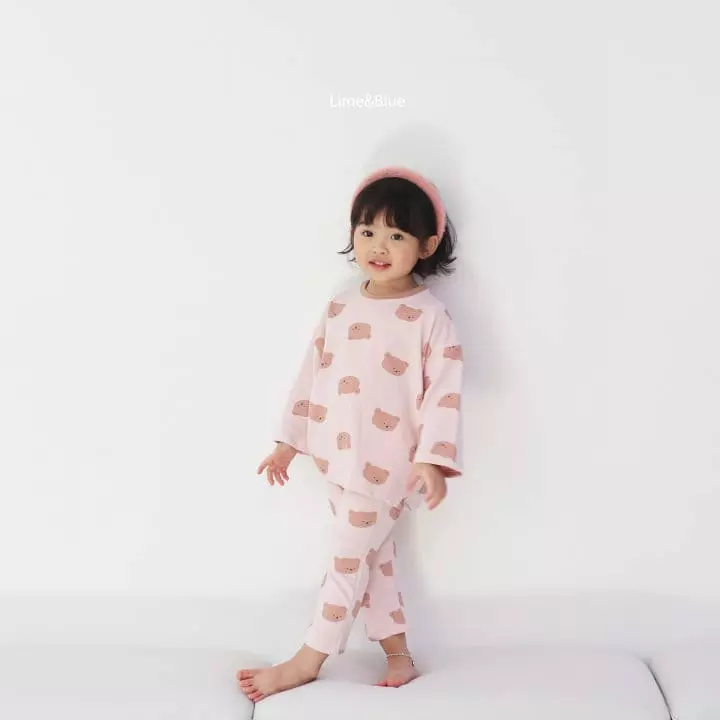 Lime & Blue - Korean Children Fashion - #kidsshorts - Bear Easywear - 5