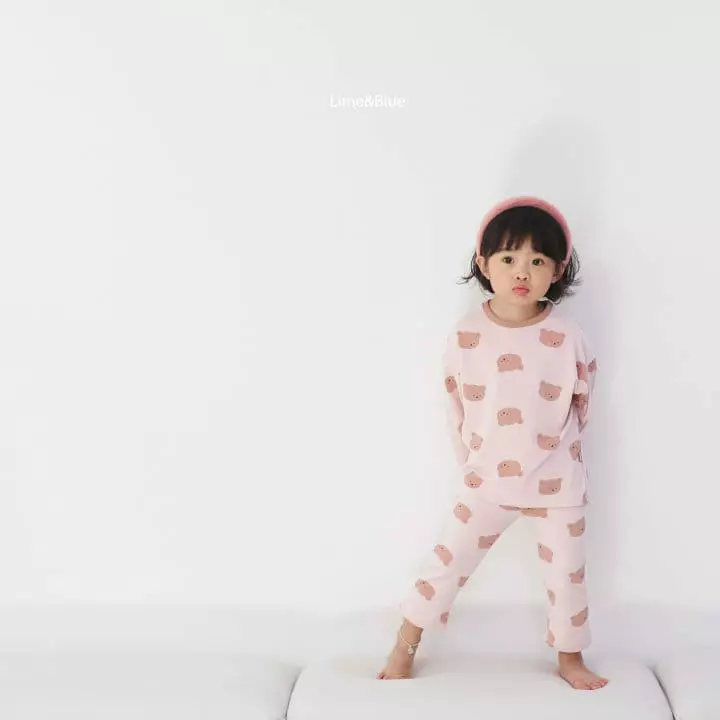 Lime & Blue - Korean Children Fashion - #kidzfashiontrend - Bear Easywear - 7