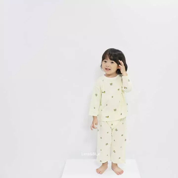 Lime & Blue - Korean Children Fashion - #magicofchildhood - Organic Olive Easywear