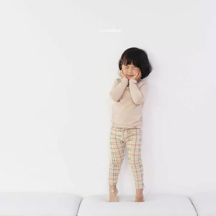 Lime & Blue - Korean Children Fashion - #magicofchildhood - Basic Check Easywear - 10