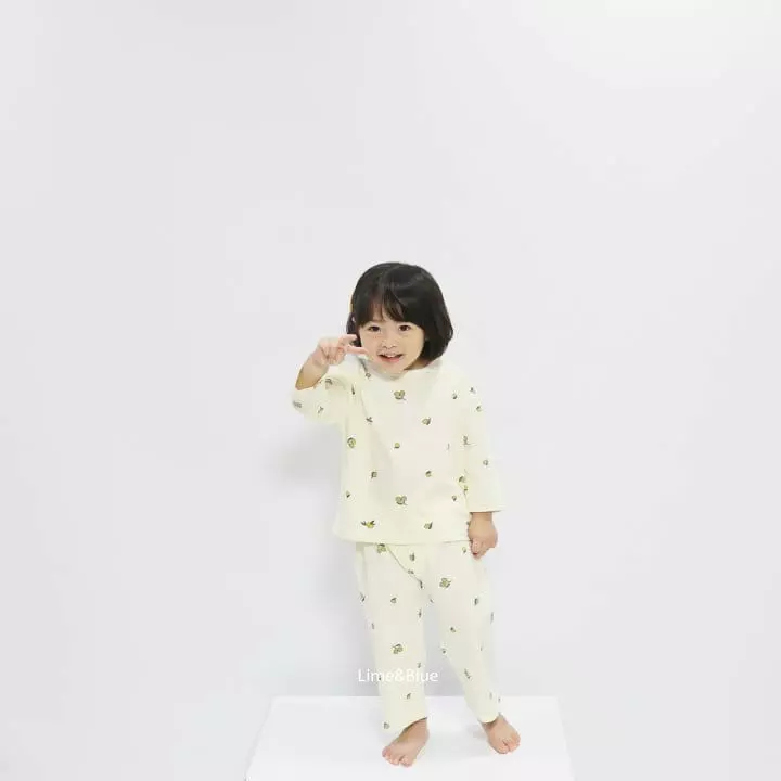 Lime & Blue - Korean Children Fashion - #prettylittlegirls - Organic Olive Easywear - 3