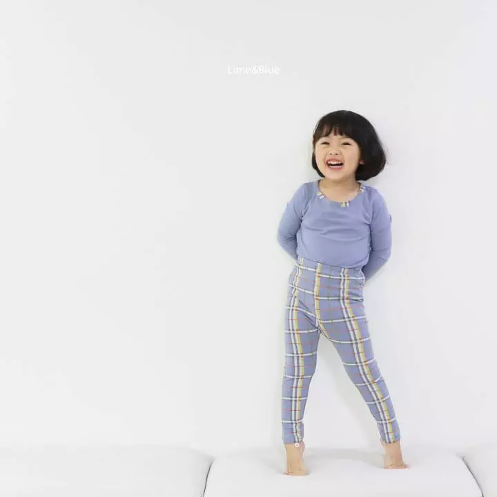 Lime & Blue - Korean Children Fashion - #prettylittlegirls - Basic Check Easywear - 12