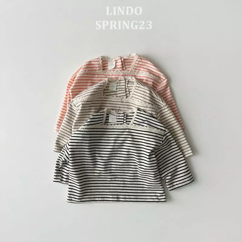 Lindo - Korean Children Fashion - #childofig - Wefers Stripes Tee - 2