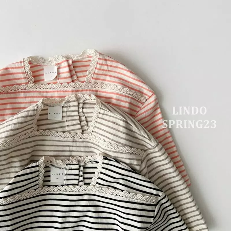 Lindo - Korean Children Fashion - #childrensboutique - Wefers Stripes Tee - 4