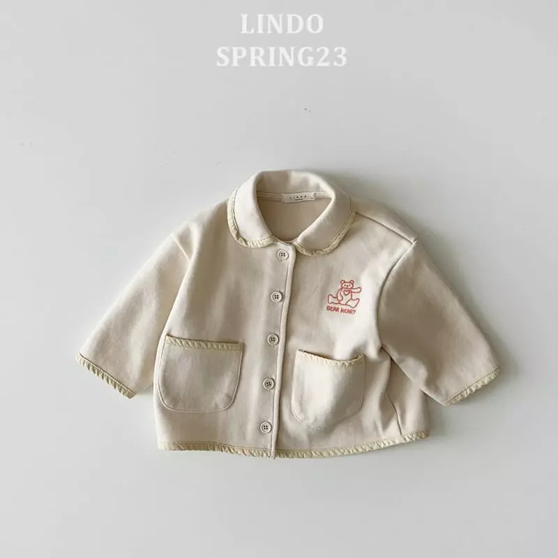 Lindo - Korean Children Fashion - #kidsshorts - Heart Bear Jacket